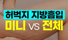 허벅지 미니 지방흡입 효과, 전체 지방흡입과 차이