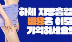 하체지방흡입 비용은 이걸 기억하세요